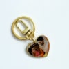 Buy Endearing Memories Personalized Heart-Shaped Gold Keychain