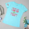 Buy Energy Saving Mode Personalized Women's T-shirt - Mint