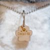 Gift Engraved Paw Shaped Pet Tag