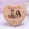 Engraved Personalized Wooden Photo Frame for Anniversary Online
