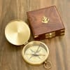 Engraved Robert Frost Poem Solid Brass Sundial Marine Compass In Sheesham Box Online