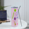 Gift Enjoy Your Glow Personalized Stainless Steel Tumbler With Straw