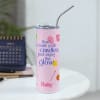 Enjoy Your Glow Personalized Stainless Steel Tumbler With Straw Online