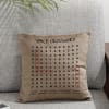 Gift Escape To Space - Velvet Pocket Cushion - Personalized - Biege