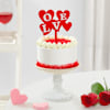 Shop Eternal Romance Bouquet And Red Velvet Cake Combo