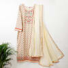 Gift Ethnic Motifs - Printed Kurta With Skirt And Dupatta