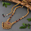 Gift Ethnic Red Beads Necklace set