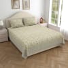 Evergreen Elegance Double Bedsheet With Pillow Covers Online