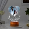 Gift Everlasting Love - Personalized Wooden Base LED Lamp