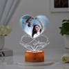 Everlasting Love - Personalized Wooden Base LED Lamp Online
