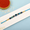 Gift Evil Eye Rakhi with Blue Beads