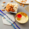 Evil Eye Rakhis With Dry Fruits Online