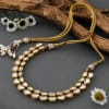 Gift Exclusive 2-line Kundan necklace set