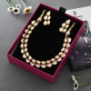 Shop Exclusive 2-line Kundan necklace set