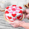 Shop Exploding Hearts Valentine Fondant Cake (1 kg)