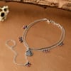 Gift Exquisite Beaded Anklet cum Toe Ring