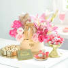 Exquisite Blooms And Treats Diwali Hamper Online