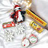 Exquisite Christmas Ornament And Sweet Delights Hamper Online