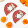 Buy Exquisite D-Shape Peacock Diyas For Diwali