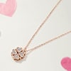 Gift Exquisite Hearts Rose Gold Necklace For Her
