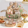 Exquisite Metal Basket Dhanteras Hamper Online