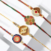 Gift Exquisite Rakhis And Nutritious Treats Hamper