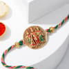 Gift Exquisite Ram Darbar Rakhi With Metal Tray