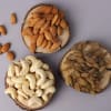 Shop Family Rakhi Set Of 3 With Dry Fruits