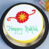 Buy Family Rakhi Set Of 3 With Pineapple Cake (Half kg)