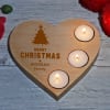 Buy Family Xmas Personalized Wooden T-Light Holder