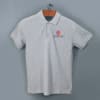 Shop Fas-Tees Polo T-shirt for Men (Grey Melange)