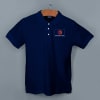 Shop Fas-Tees Polo T-shirt for Men (Navy Blue)