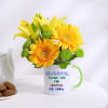 Father's Day Blooms In A Mug Arrangement Online