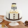 Gift Father's Day Bow Tie Suspender Semi-Fondant Cake