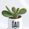 Gift Father's Day Dad Of The Century Rabbit Cactus With Planter