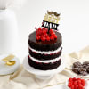 Gift Father's Day Delish Black Forest Cake (600 gms)