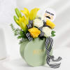 Gift Father's Day Exquisite Roses And Lilies Arrangement
