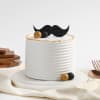 Gift Father's Day Pearly Moustache Mini Cake