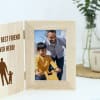 Shop Father's Day Personalised Wooden Book Photo Frame