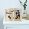 Father's Day Personalised Wooden Book Photo Frame Online