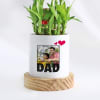 Buy Father's Day Personalized Bamboo Plant With Planter