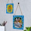 Gift Father's Day Personalized Best Baba Acrylic Frame Set Of 2