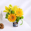 Shop Father's Day Personalized Blooms In A Mug Arrangement
