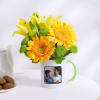 Father's Day Personalized Blooms In A Mug Arrangement Online