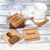 Gift Father's Day Personalized Coaster Set For Dad