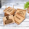 Father's Day Personalized Coaster Set For Dad Online