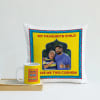 Father's Day Personalized Cushion And Mug Combo Online