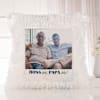 Buy Father's Day Personalized LED Fur Cushion