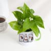 Shop Father's Day Personalized Money Plant In A Mug