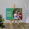 Father's Day Personalized My Support System Canvas Frame Online